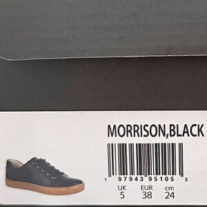 Naturalizer Black Leather Sneaker
